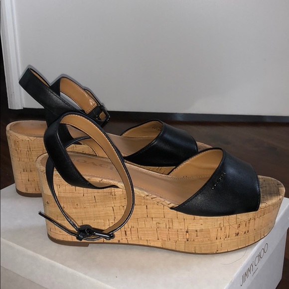 Coach Becka Platform Wedge Sandals - Picture 3 of 5
